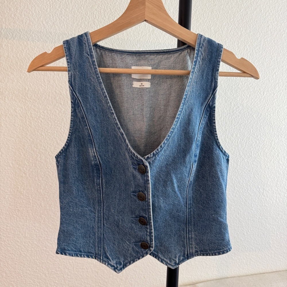 Aritzia denim vest
